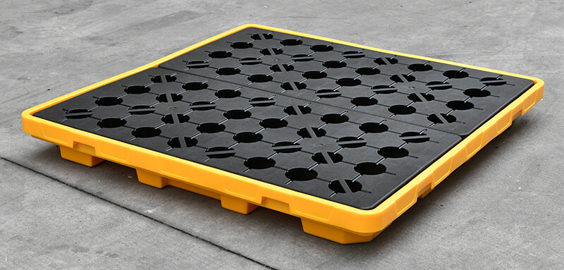 1300×1300×150-Plastic-Drum-Spill-Pallet-4-2